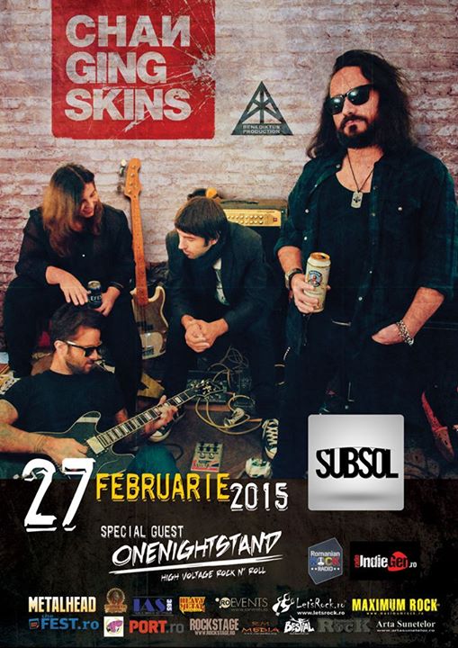 Concert Changing Skins si Onenightstand in Brasov!